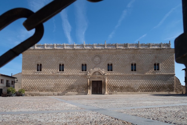 Facada del palacio renacentista de Cogolludo Guadalajara Castilla la Mancha España