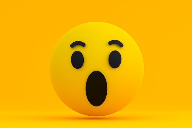 Facebook-Reaktionen Emoji, Social-Media-Ballonsymbol mit Facebook-Symbolmuster