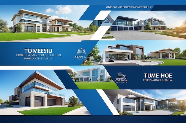 Facebook Timeline Cover Foto Vorlage Design für das Immobiliengeschäft