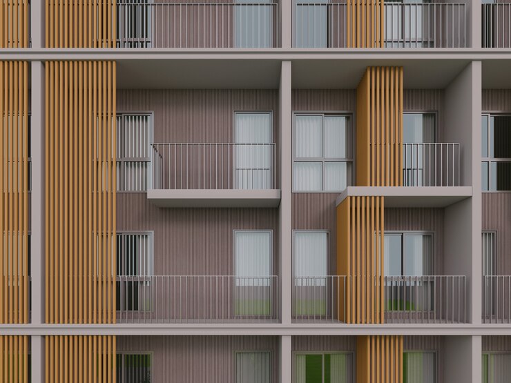 Fachada de condominio.