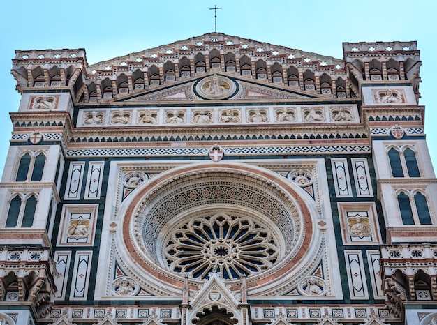 Fachada da Catedral de Florença Toscana Itália
