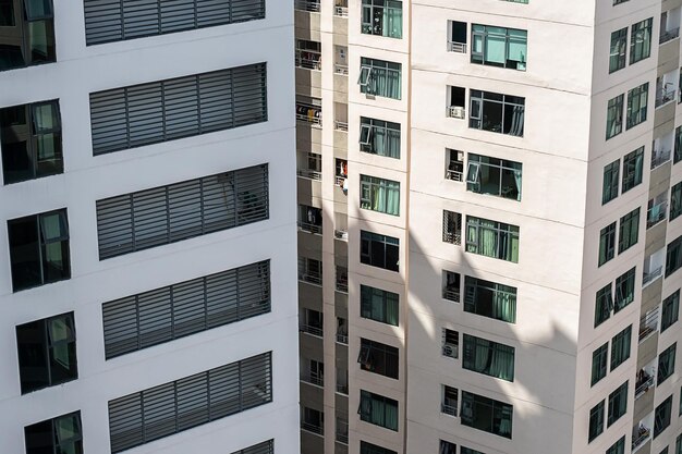 Fachada de prédio residencial Prédio de apartamentos