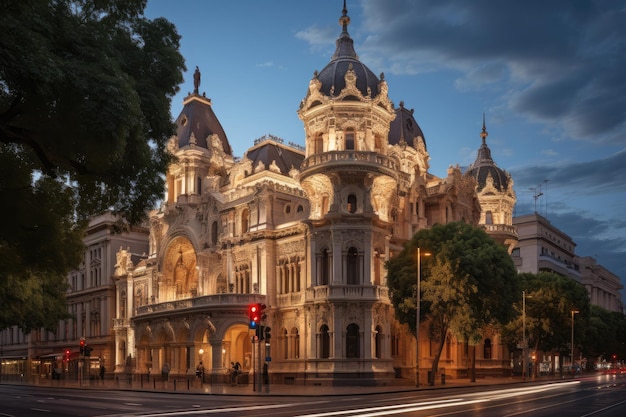 Fachada do Princess Theatre em Melbourne, Austrália, IA generativa