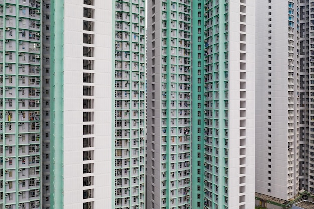 fachada del edificio de apartamentos