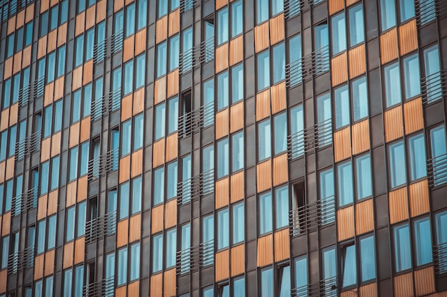 Fachada del edificio del hotel caro.