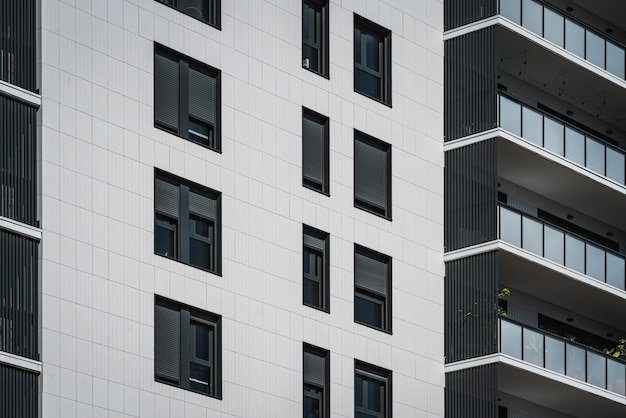 Fachada de un edificio residencial