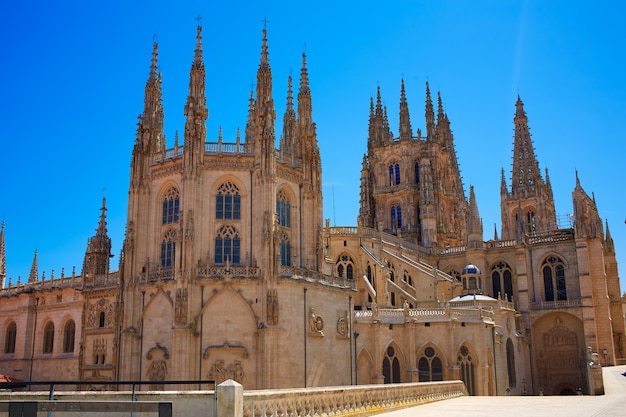 Fachada traseira de Catedral de Burgos Saint James Way