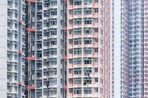 Fachada urbana do prédio da cidade