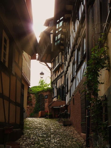 Fachadas y calles típicas de los pueblos de la Selva Negra Alemania