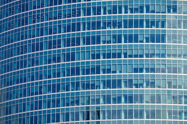 Fachadas de vidro de prédio de escritórios