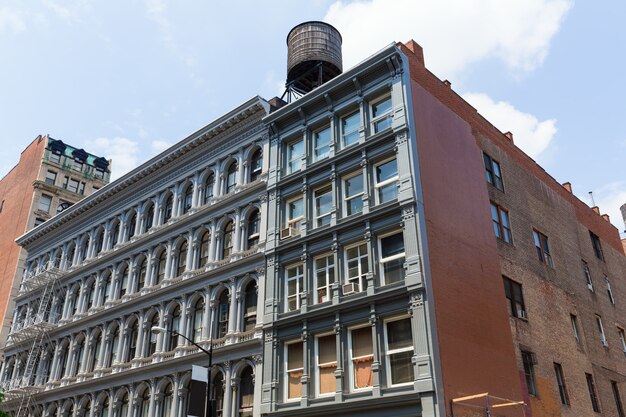 Fachadas do edifício de Soho em Manhattan New York City