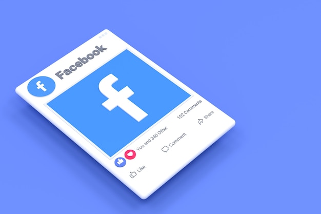 Fackbook Post Screen Design und Facebook Reaktionen