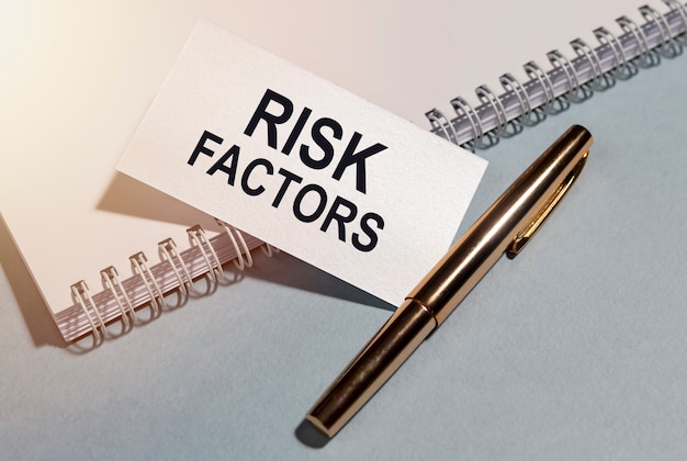 Factores de riesgo empresarial, inscripción, concepto de evaluación.