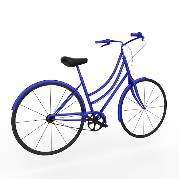 Fahrrad 3D-Modellierung