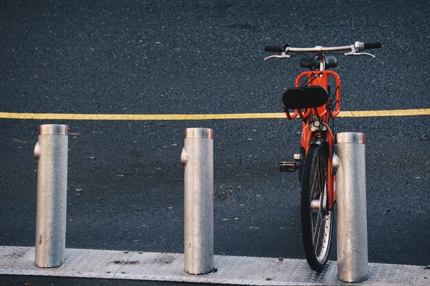 Fahrrad auf der Straße