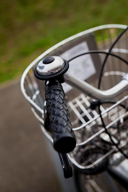 Foto fahrrad einen gepäckträger