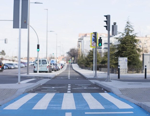 Fahrrad-Schild am Fahrradweg