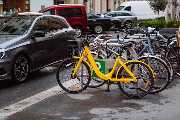 Fahrradabstellplatz an der Stadtstraße