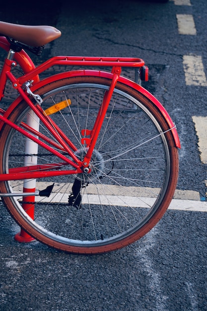 Fahrradtransport in der Stadt