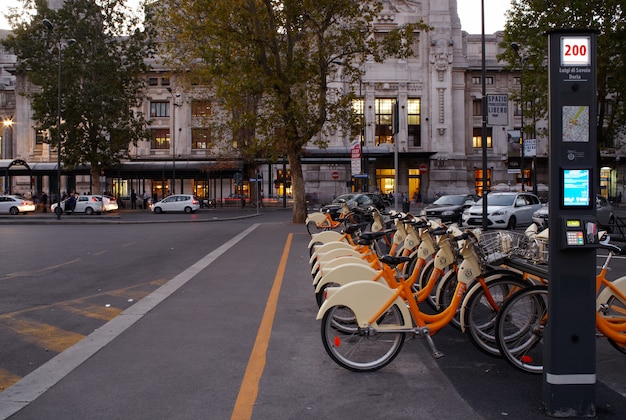 Fahrradverleih in Mailand