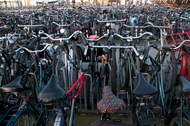 Fahrräder in Amsterdam, Niederlande