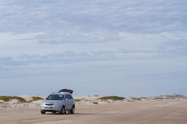 Fahrt auf dem Strand von South Padre Island.