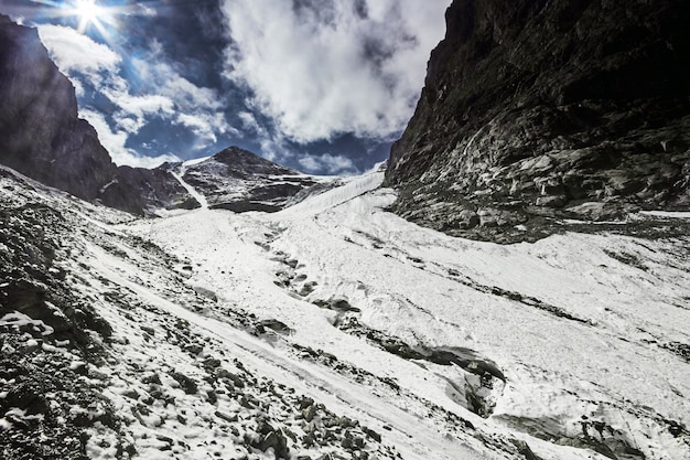 Fahrt durch das Altai-Gebirge nach Aktru.