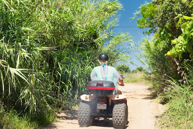 Fahrt mit dem Quadbike