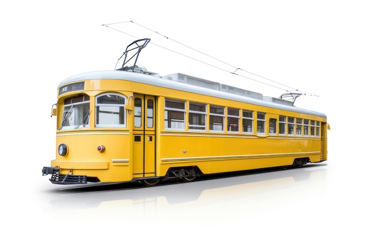 Foto fahrzeug, zug und straßenbahnverkehr