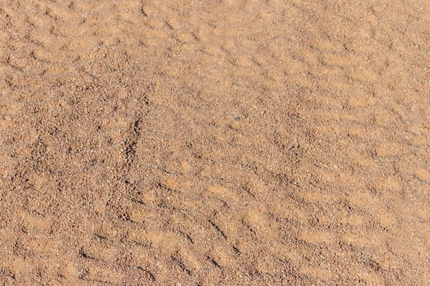 Faixas de pneus na areia no deserto