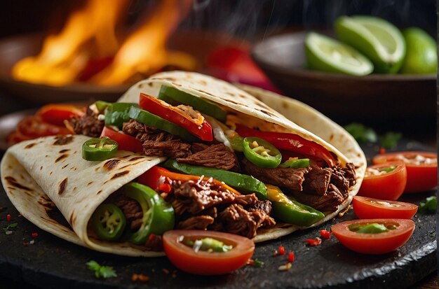 Fajita-Foodfotografie