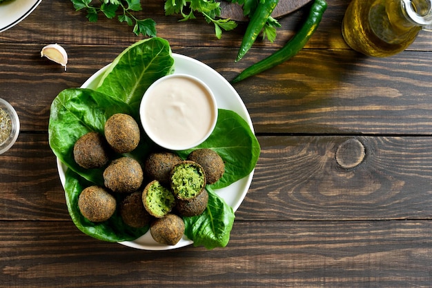 Foto falafelbällchen