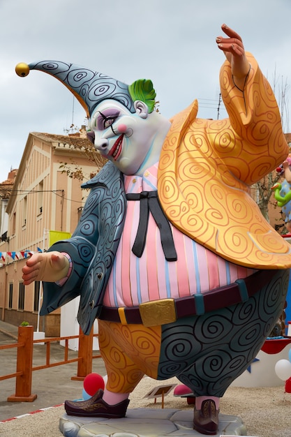 Fallas Fest Volksfiguren