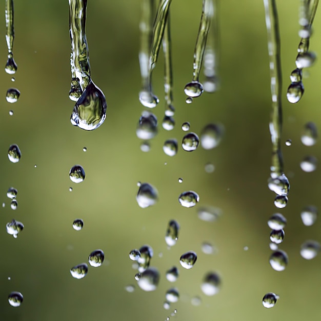 Foto fallende tropfen im freien