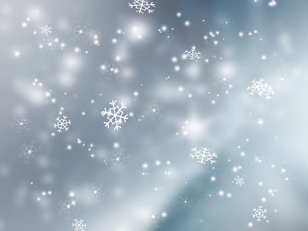 Fallender Schnee - eleganter Hintergrund für Ihr Kunstdesign