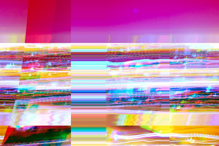 Foto fallo, iluminación abstracta de fondo.