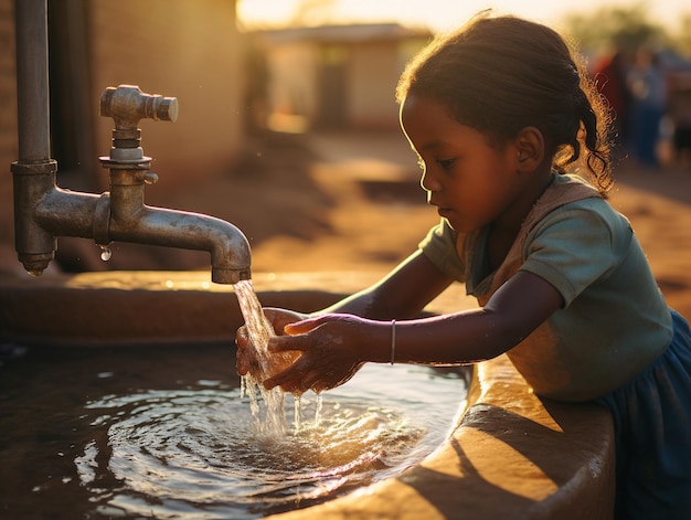La falta de agua para los niños africanos