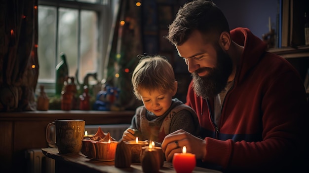 Família alegre na sala de estar bem iluminada capturada com Sony e lente macro de 90mm