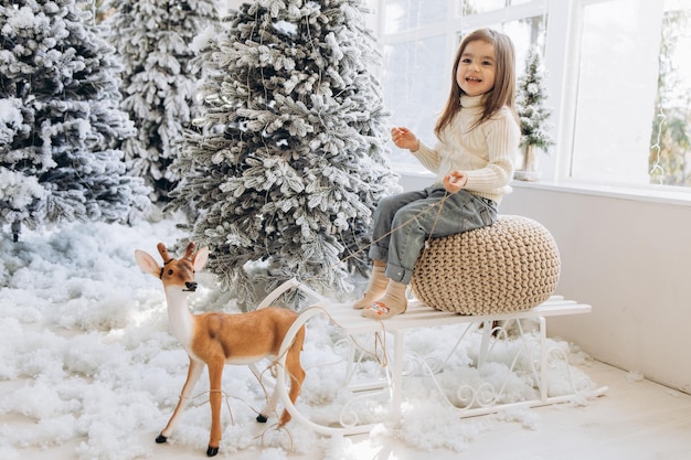 Familia celebrando la navidad