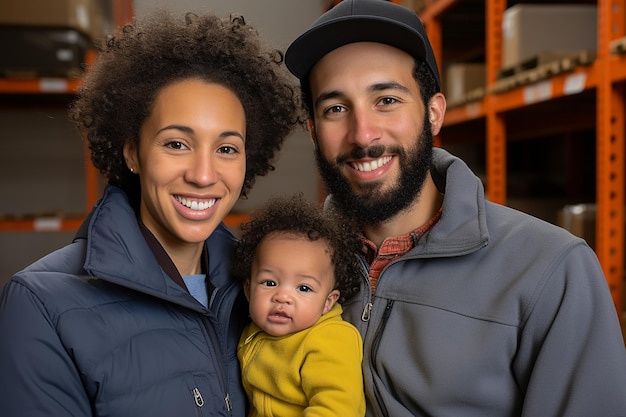 Foto família com filho preocupado mudando de casa mudando-se para uma nova casa conceito de vida