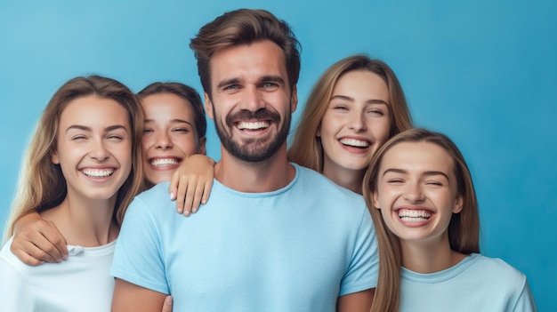 família com uma criança retrato para publicidade grupo de família feliz