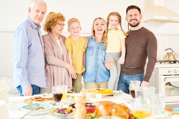 Familia de dos generaciones