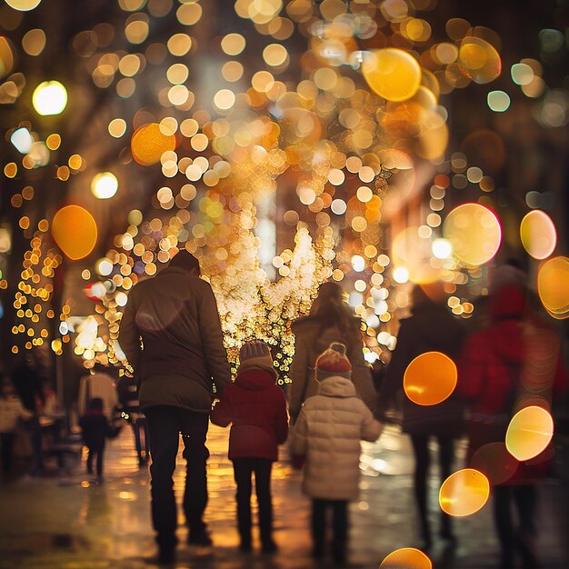 Foto família feliz comemorando o natal junta