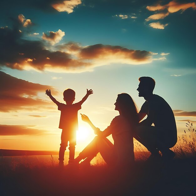 Una familia feliz