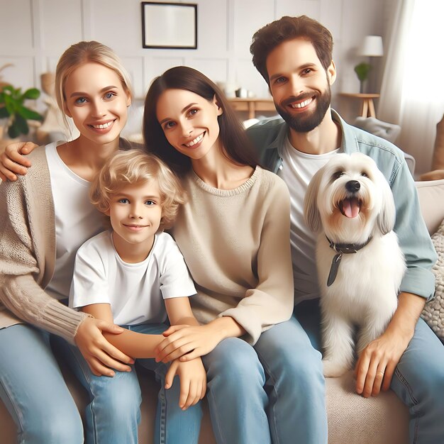 Foto família feliz