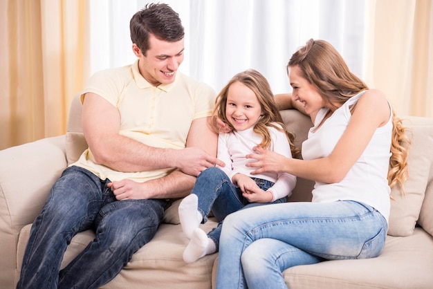 Familia feliz