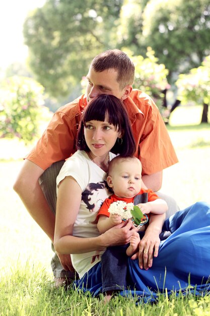 Foto família feliz