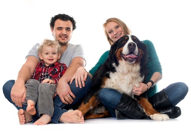 familia y perro