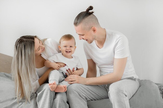 Familia sonriente