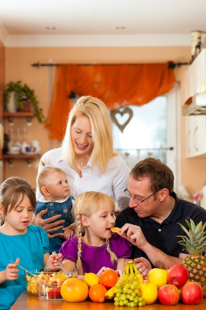 Familie und gesunde Ernährung